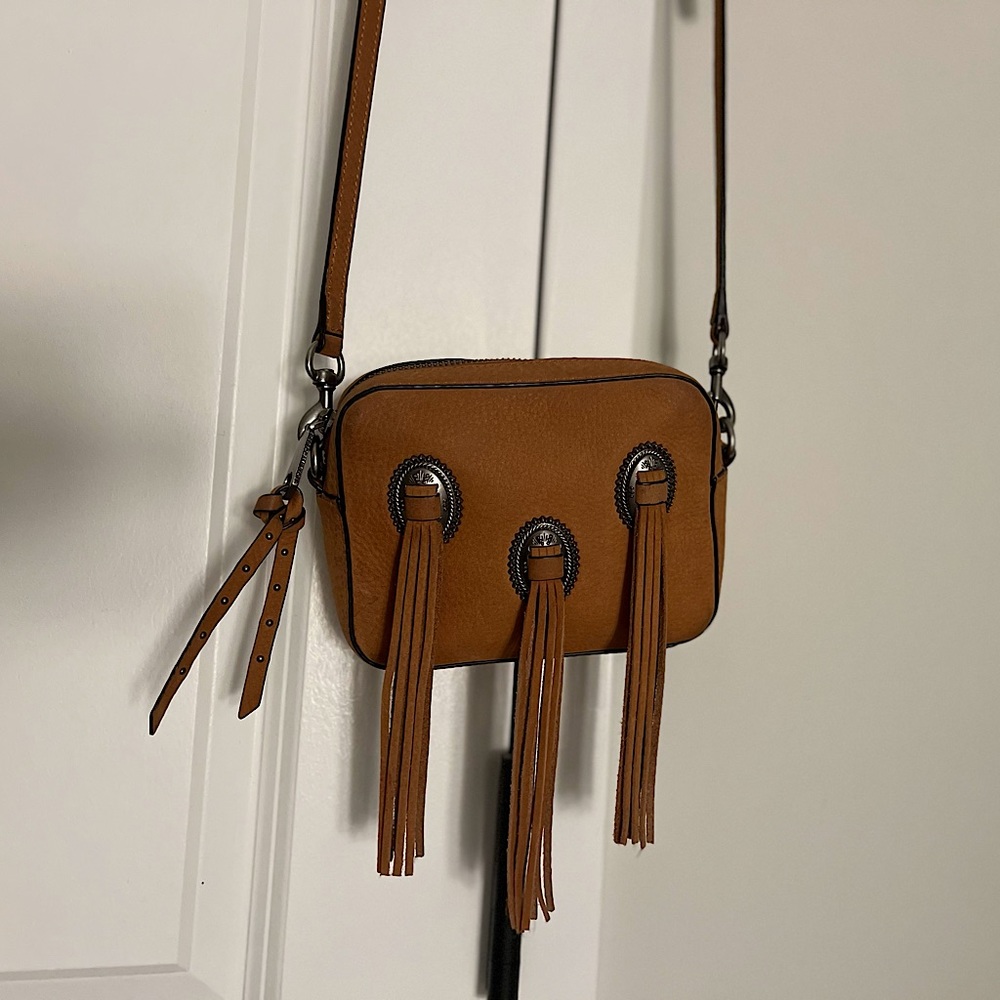 Rebecca Minkoff suede crossbody bag